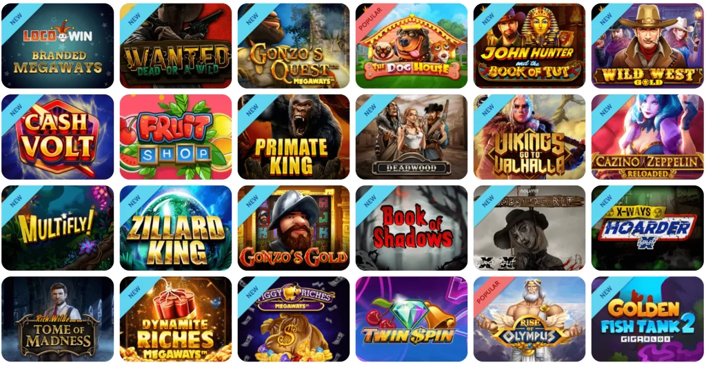 LocoWin Casino Spiele